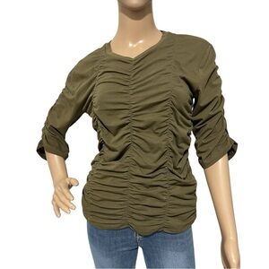 Gestuz ARIANAGZ T-SHIRT Cotton Stretch Top Size M